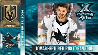 San Jose Sharks vs Vegas Golden Knights - 12/27/2024 - Teal Town USA After Dark (Postgame)