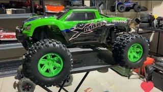 traxxas xmaxx wide kit and new SLEDGEHAMMER tires