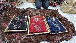 chickpet Bangalore wholesale Sarees||Single saree courier available