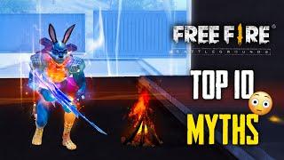 Top 10 Mythbusters in FREEFIRE Battleground | FREEFIRE Myths #287