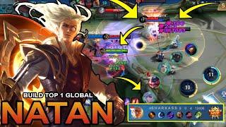 NATAN MVP COKS!! PLEASE TRY THIS BUILD!! COMBO 3-3-2-1 - Build Top 1 Global Natan ~ MLBB : Eps.3