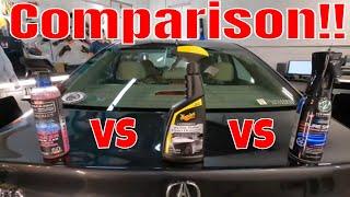 P & S Dream Maker VS Turtle Wax Pure Shine VS Meguiars Insane Shine Paint Glosser!! COMPARISON!