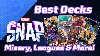 BEST DECKS for Misery, Leagues, Ladder, Agent Venom & more in Marvel SNAP