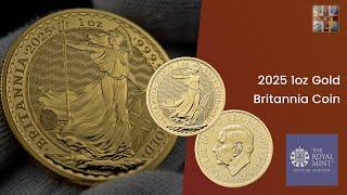 2025 1oz Gold Britannia Coin - King Charles III | The Royal Mint's Latest Release