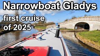 Narrowboat cruise - our first of 2025. Aqueduct Marina to Hurleston Junction and back.