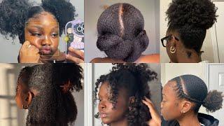 2024~Easy and Elegant Natural 4C hairstyles  #4cnaturalhair #naturalhair