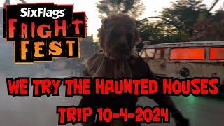 “We try the haunted houses” Fright Fest Trip 10-4-2024