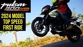 2024 Bajaj Pulsar 200NS First Ride Review | India Exclusive | What's New