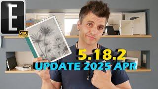 Kindle Scribe 2 gets an AI Update | Version 5.18.2 April 2025