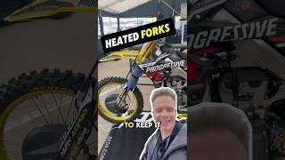 Heated forks? #motocross #supercross #dirtbikes #racing #moto #sx