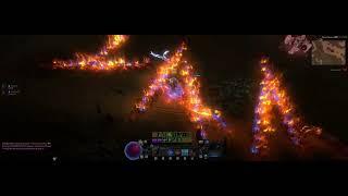 Diablo4 S6 PVP firewall sorc v soar spiritborn