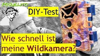 Wie schnell ist meine Wildkamera? Do-it-yourself Testaufbau | Einfacher Wildkamera-Test für dich