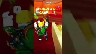 Beating A Camper In Mm2..!  #shorts