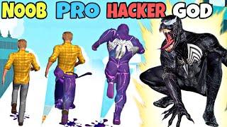 NOOB vs PRO vs HACKER vs GOD in Super Venom Run (New Update)