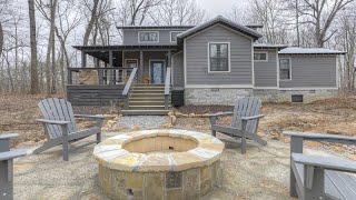 The Coziest Blue Ridge Tiny Home Decorated with Color Scheme Reminiscent