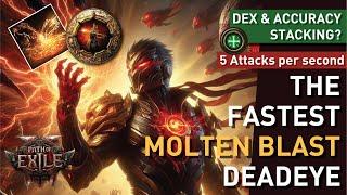 【The Fastest Molten Blast】Build Update - Budget Dex & Accuracy Stacking (5 APS Achieved!) PoE 2