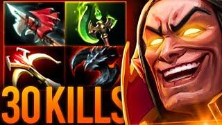 30 KILLS 0 DEATHS!! INSANE INVOKER GAME vs ARC WARDEN MID | Dota 2 Invoker