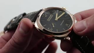 Panerai Radiomir 1940 3 Days Oro Rosso PAM 573 Luxury Watch Review