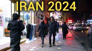 IRAN 2024 - Night Walking tour in Shahr-e Rey (Deylaman Street)