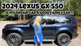 2024 Lexus GX 550; Is it GOOD for FAMILIES? A Real Mom Car Tour