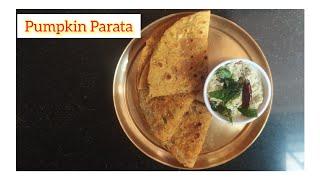 How to make sweet pumpkin parata|Sathi'skitchen adventure |