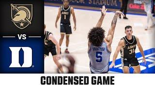 Army vs. Duke Condensed Game | 2024-25 ACC Men’s Basketball