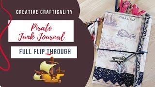 Pirate Junk Journal : Full Flip Through: Padded Envelope Cover