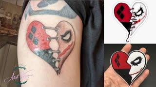 Mad love and joker tattoo || tattoo || joker || Tattooable artist Khurram