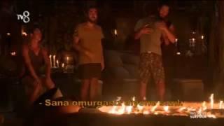 Yunus Günçe ELENDİ Semih Öztürk Vedalaşma Gerilimi - Sana Omurgasız Diyene Sarıl Survivor 2016