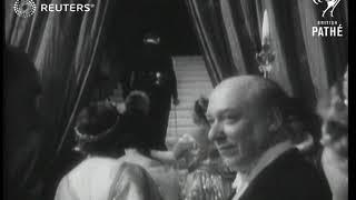 POLITICS: French President tours London (1950)