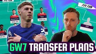 FPL GW7 TRANSFER PLANS I SELL SAKA, BUY PALMER? I Fantasy Premier League 24/25