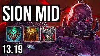 SION vs SYLAS (MID) | 400+ games, 6/4/15, Dominating | KR Master | 13.19