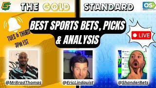 BEST SPORTS BETS, PICKS & ANALYSIS TODAY | 11/7/24 | Gold Standard | NFL, NBA, Soccer | GBxOS