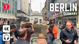 BERLIN - Germany  4K Walking Tour | Iphone 15 Pro  The city is windy 