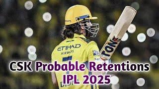 CSK Probable Retentions for IPL 2025 | Cricket Adda #ipl2025megaauction