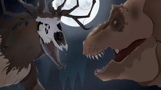 Wendigo VS T-Rex - Stick Nodes Animation