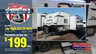 Fourth of July Countdown RV Sale at TerryTown RV in Grand Rapids!