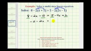 Solving Linear Equations Help