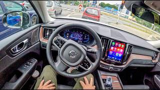 NEW Volvo XC60  2025 [2.0 T6 Plug-in Hybrid 350 hp] |0-100| POV Test Drive #2111 Joe Black