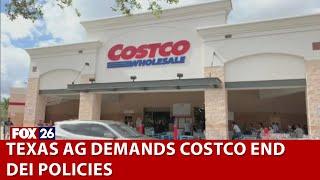 Texas Attorney General Ken Paxton demands Costco end DEI practices