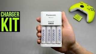 Panasonic Eneloop Rechargeable Batteries Kit. Power Output Tested. 7 hrs Charge Time BQ-CC17