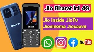 Jio Bharat k1 4GJioInside JioTv Jiocinema Jiosaavn