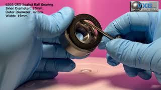 Comparison 17mm inner diameter-Bore-ID Sealed Ball Bearing 6303-2RS vs Thrust Ball Bearing 51203