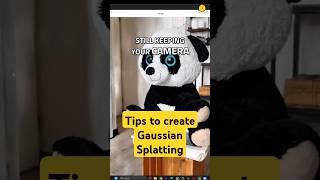 How to create a clean 3DGS of a room