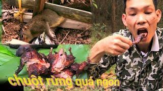 Cách Đặt bẫy và món chuột rừng nướng,p2;How to make traps and grilled mice part 2