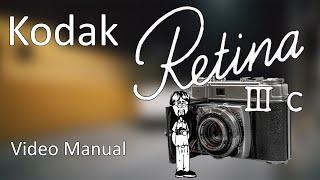 Kodak Retina IIIc Analog Film Camera Video Manual, How to Use, Take Photos, Light Meter, & Operation