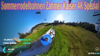 Sommerrodelbahnen Zahmer Kaiser 4K/  Adrenaline Rush Spezial POV Onride