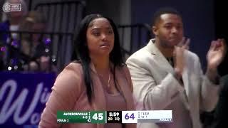 Technical foul on Jacksonville coach Special Jennings after Saniyah Craig fouls out vs. LSU