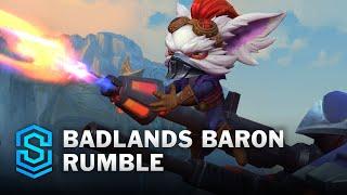 Badlands Baron Rumble Wild Rift Skin Spotlight