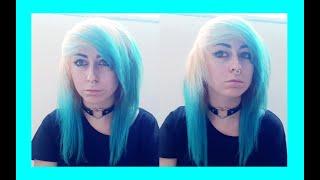 NEW HAIR FOR NANCY - SCENE QUEEN HAIR blue and white EMO ITALIA